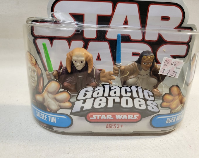 Star Wars Galactic Heroes 2 Pack- Saesee Tin and Agen Kolar