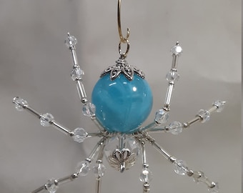 Steampunk Christmas Blue Spider