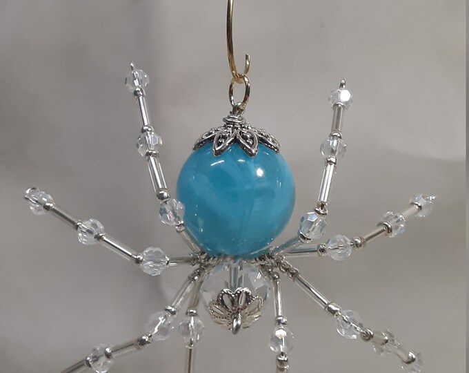 Steampunk Christmas Blue Spider