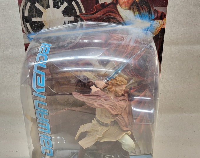 Star Wars Hasbro Unleashed Obi Wan Kenobi Figurine Episode II The Attack of the Clones