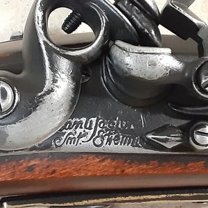 Rechtshandige steampunk-stijl 1801 oude Napoleontische piraten niet-vuren antieke reproductie vuursteentje afbeelding 7