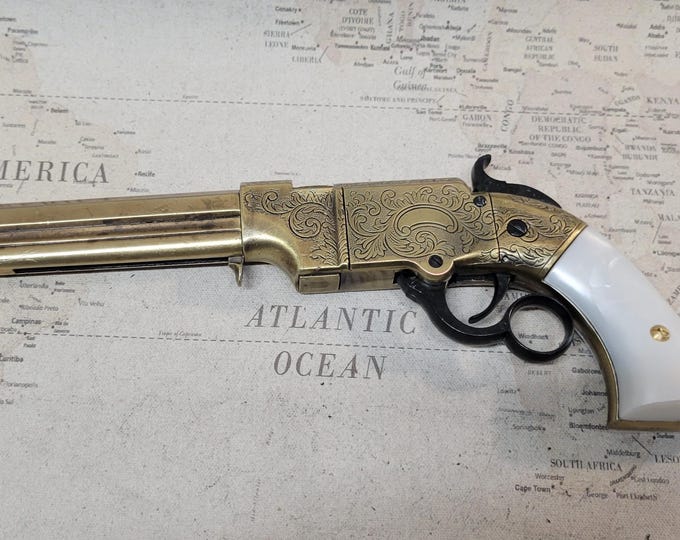 Steampunk Style 1854 Aged Pearl Handled Non Fire Volcanic W/Optional Holster