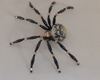 Extra Large Steampunk Gray Ceramic Drawer Pull Spider