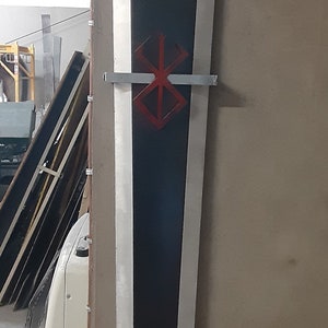 Commissioned/ Custom Made Metal Dragon Slayer Anime/Manga Sword Wall Display Mount - Sword not Included