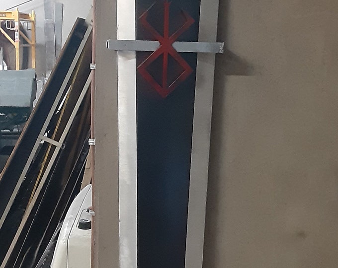 Commissioned/ Custom Made Metal Berserk Dragonslayer Anime/Manga Sword Wall Display Mount