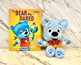 A Book (Signed Hardcover) & a Bear in a Bow Tie