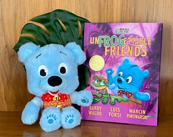 A Book & a Bear: UnFROGettable Friends Limited Edition (Signed; Numbered) with Blue Plush
