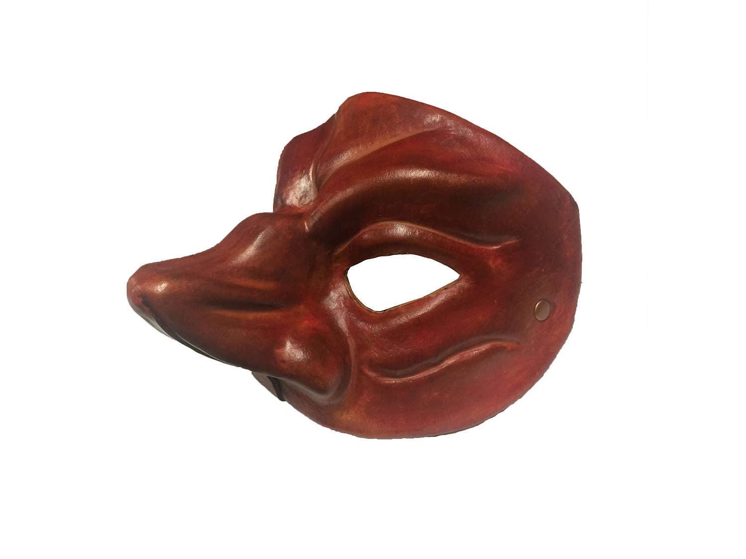 Capitano Leather Commedia Dell'arte Mask Etsy