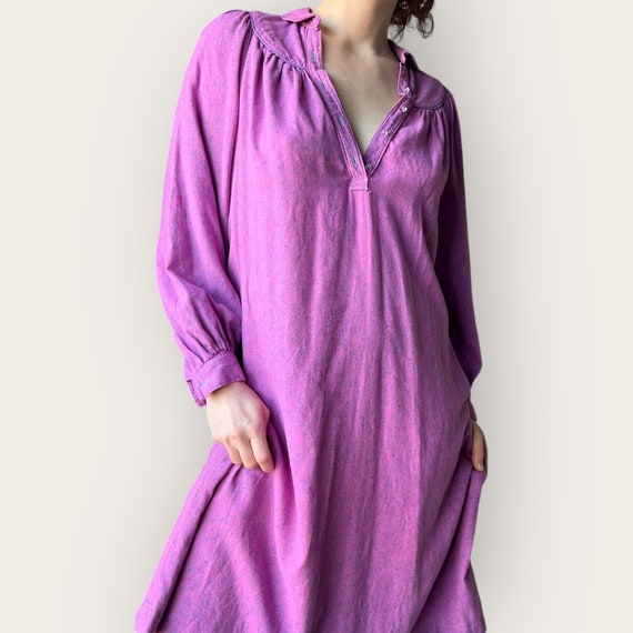 Upcycled Vintage Oversized Nightgown / Dress Size… - image 1