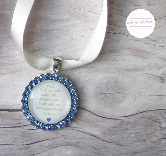 Bridal Bouquet Charm Bridal Memorial Charm Something Blue Etsy