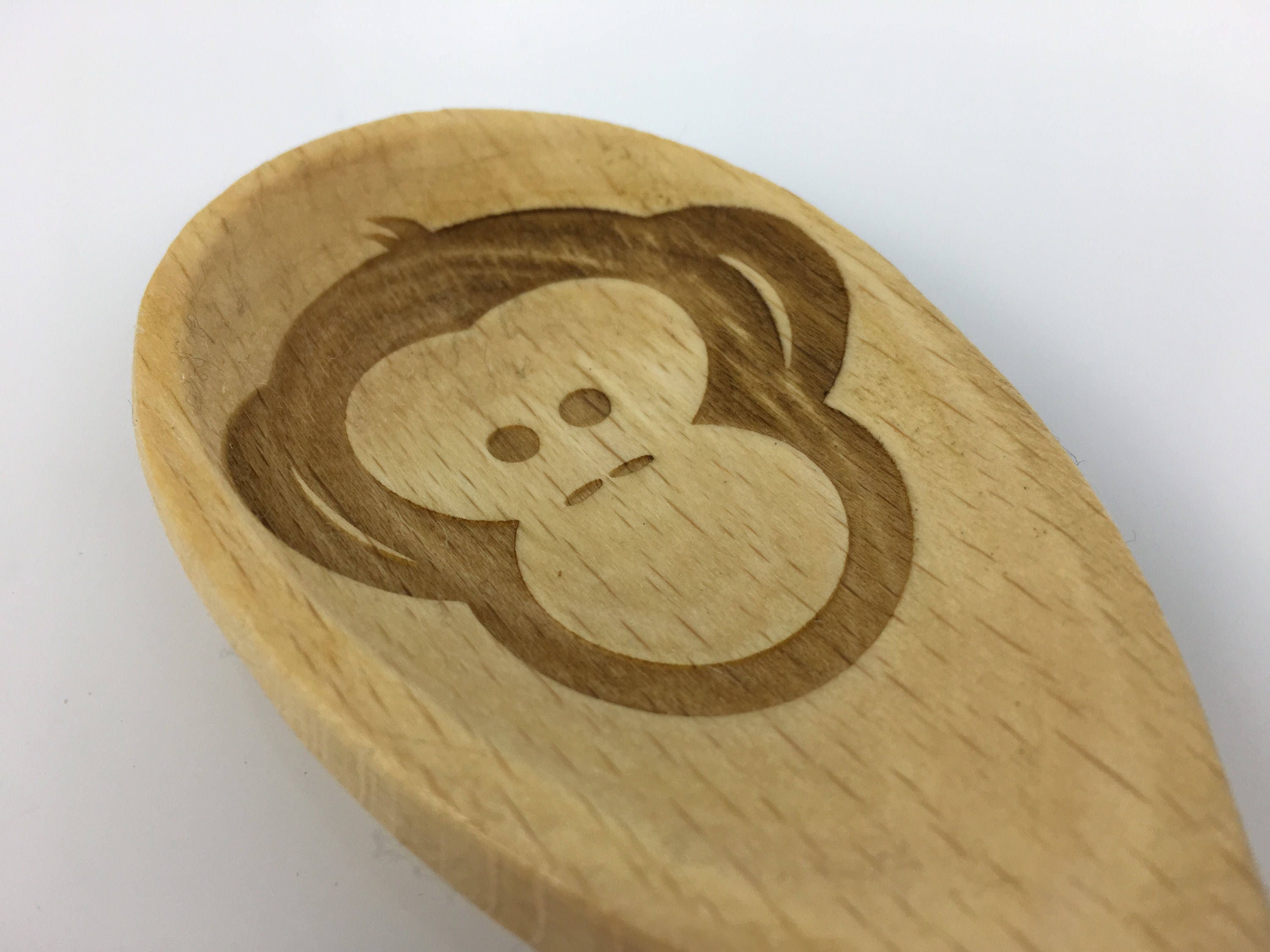 Personalised Wooden Spoon Table Number Engraved into Wood Etsy