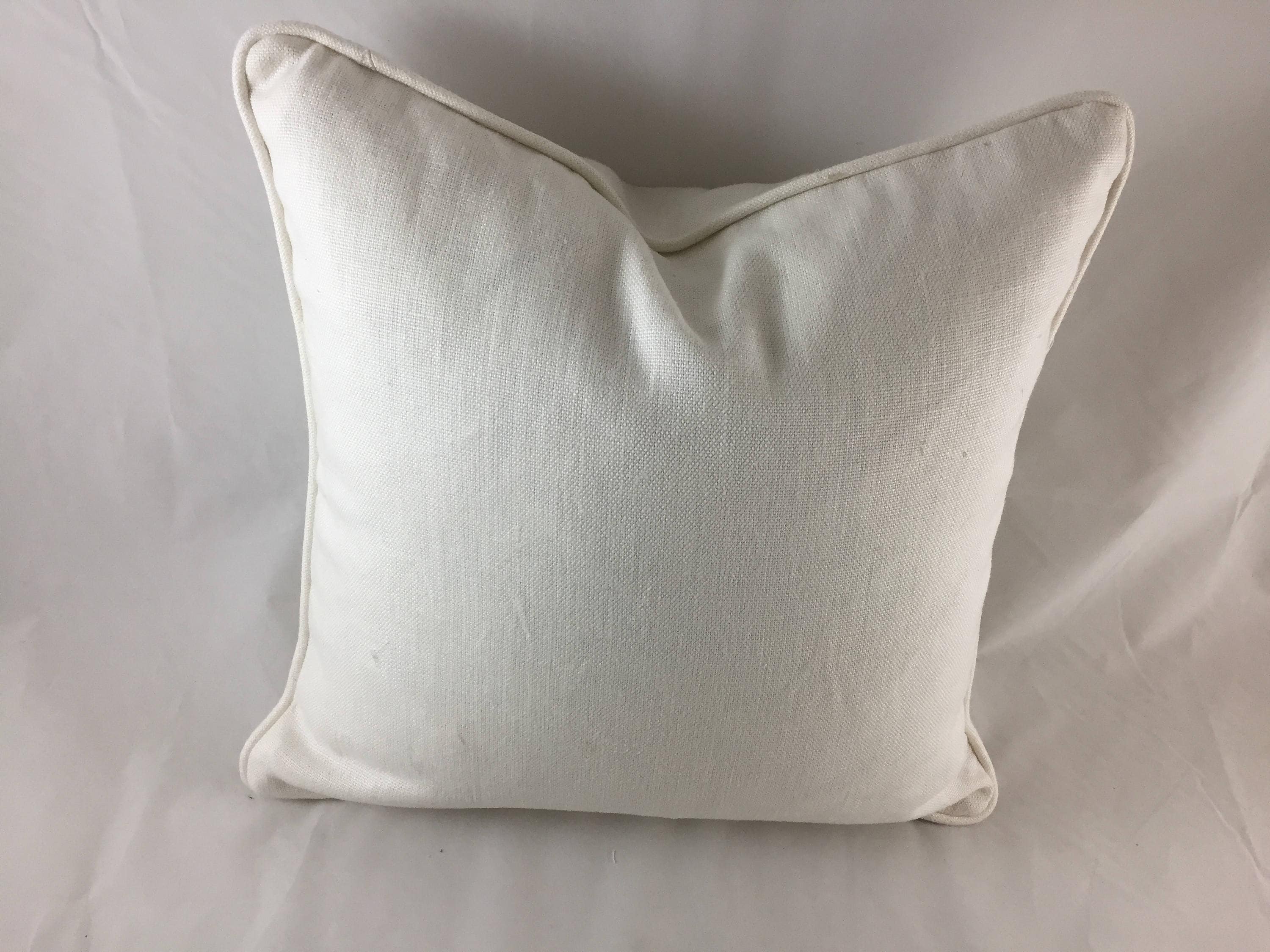 piped cushion cover