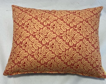 Liberty Print Cushion Cover, Timor Leaves, Velvet Back