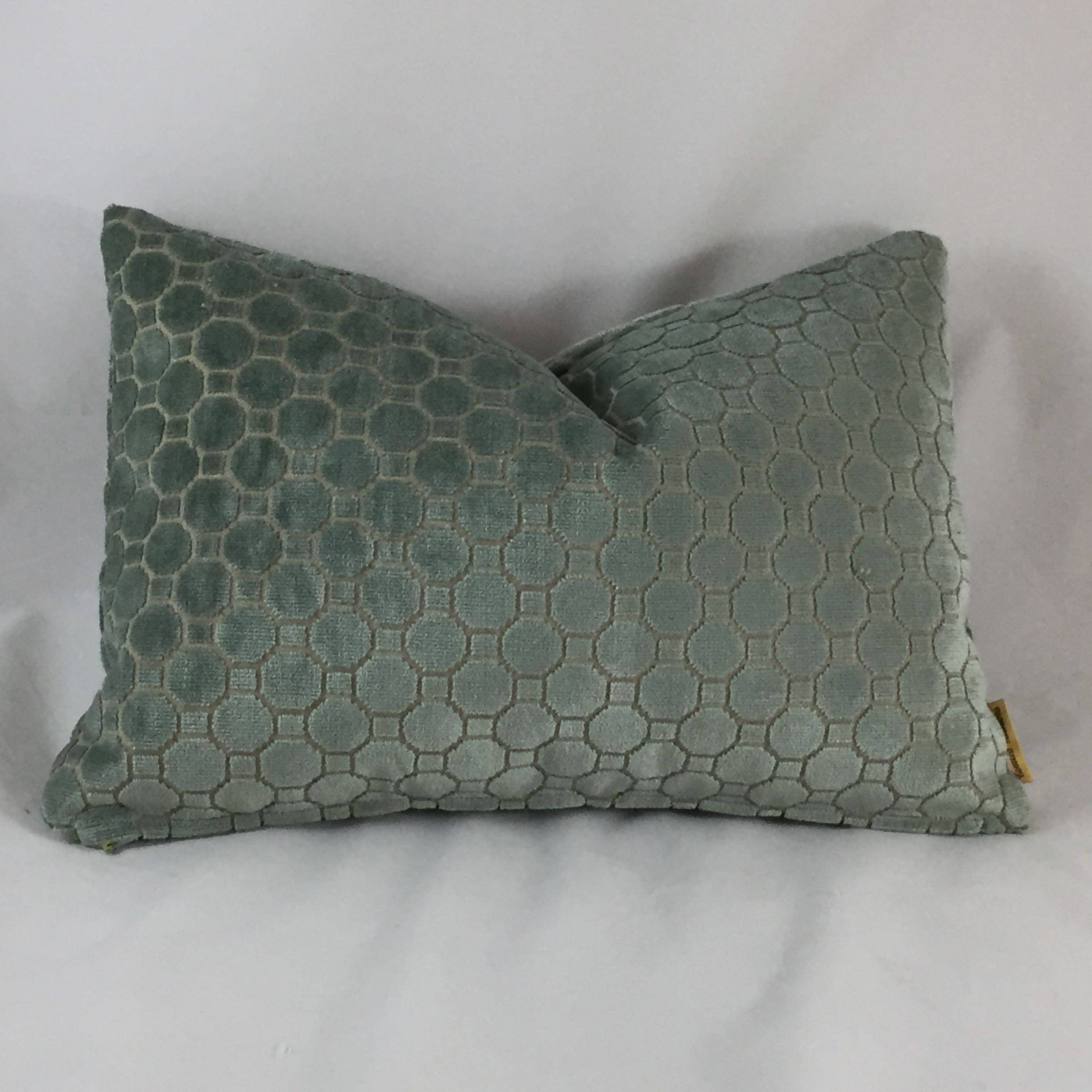 Green patterned velvet cushion cover European designers Etsy