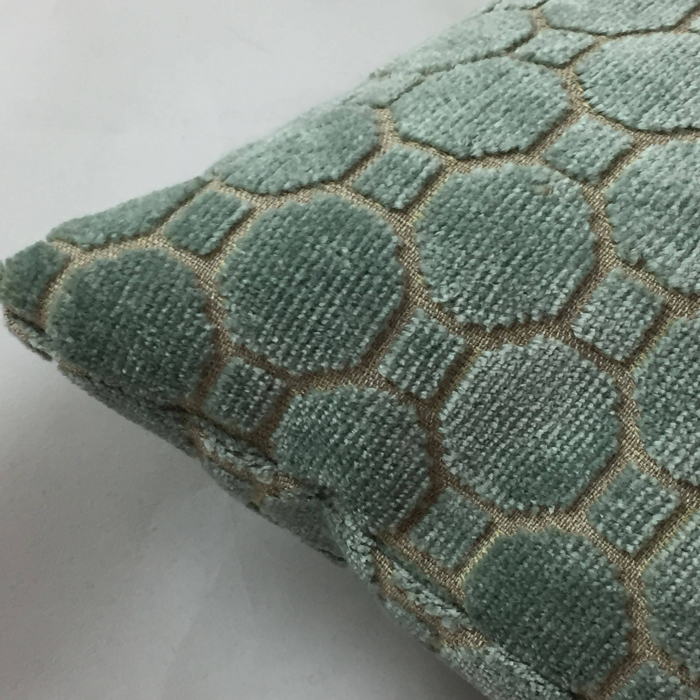 Green patterned velvet cushion cover European designers Etsy