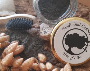 Natural Remineralizing Toothpowder with Activated Charcoal | Vegan-Friendly, Fluoride-Free Dental Care | Homemade| No foam | Dental health