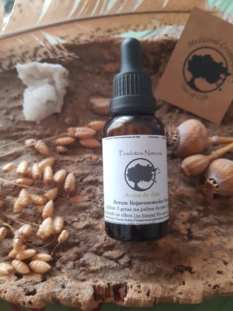 Organic natural Rejuvenating Facial Serum with antioxidant properties, hydrates and tonifies. Click for more details!