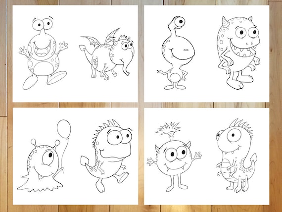 8600 Collection Coloring Pages Of Cute Monsters  Latest Free