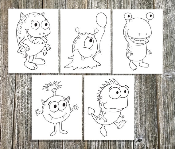 8600 Collection Coloring Pages Of Cute Monsters  Latest Free