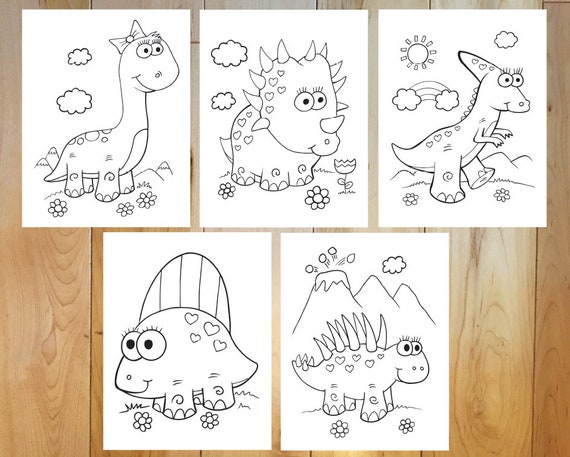  Dinosaur Coloring Pages Cute  Best HD