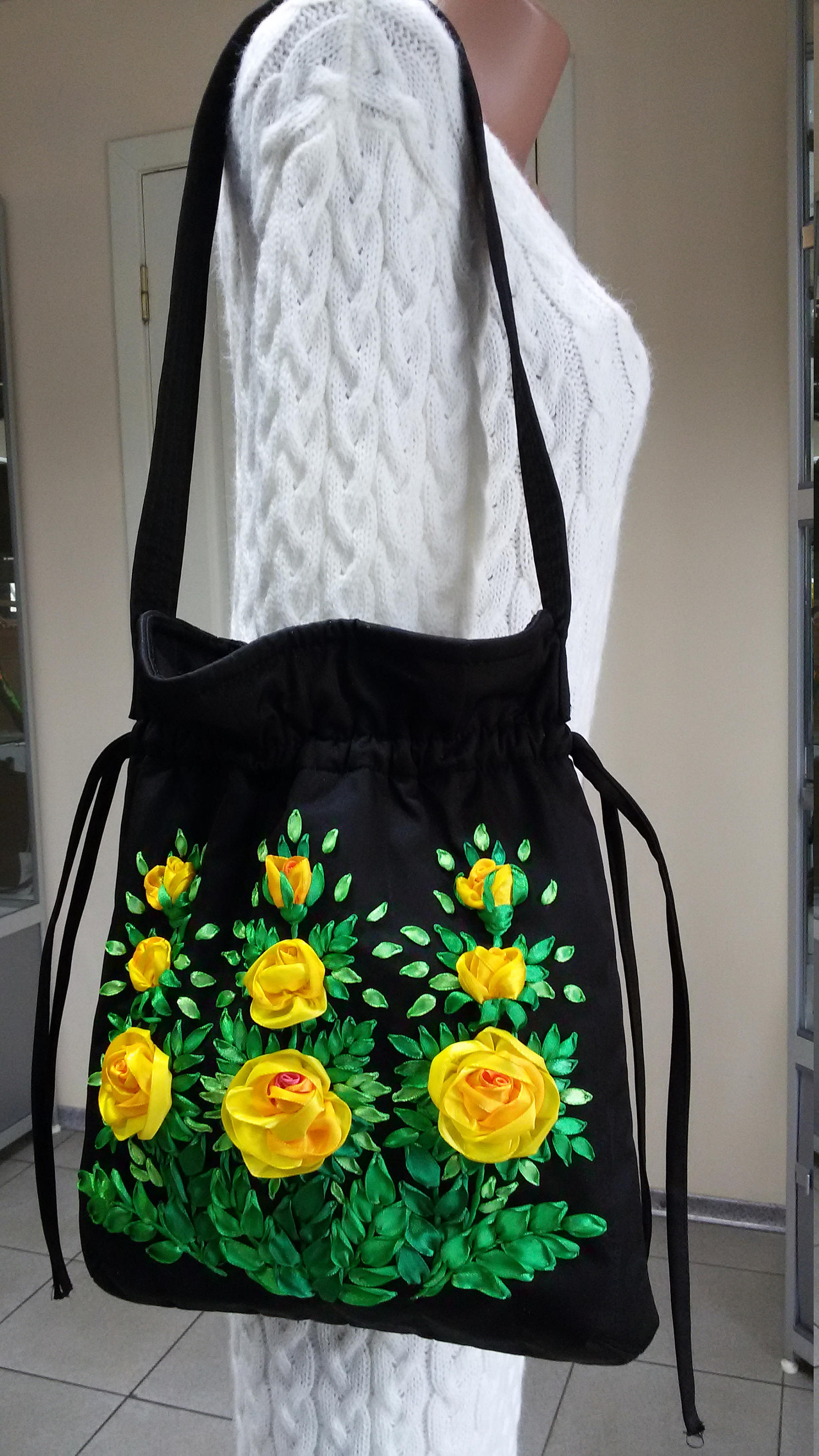 Bolso de mano crossbody bolso bordado tela bolso bolso bordado Etsy