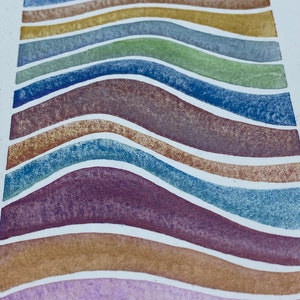 Example of how my watercolors look on white paper