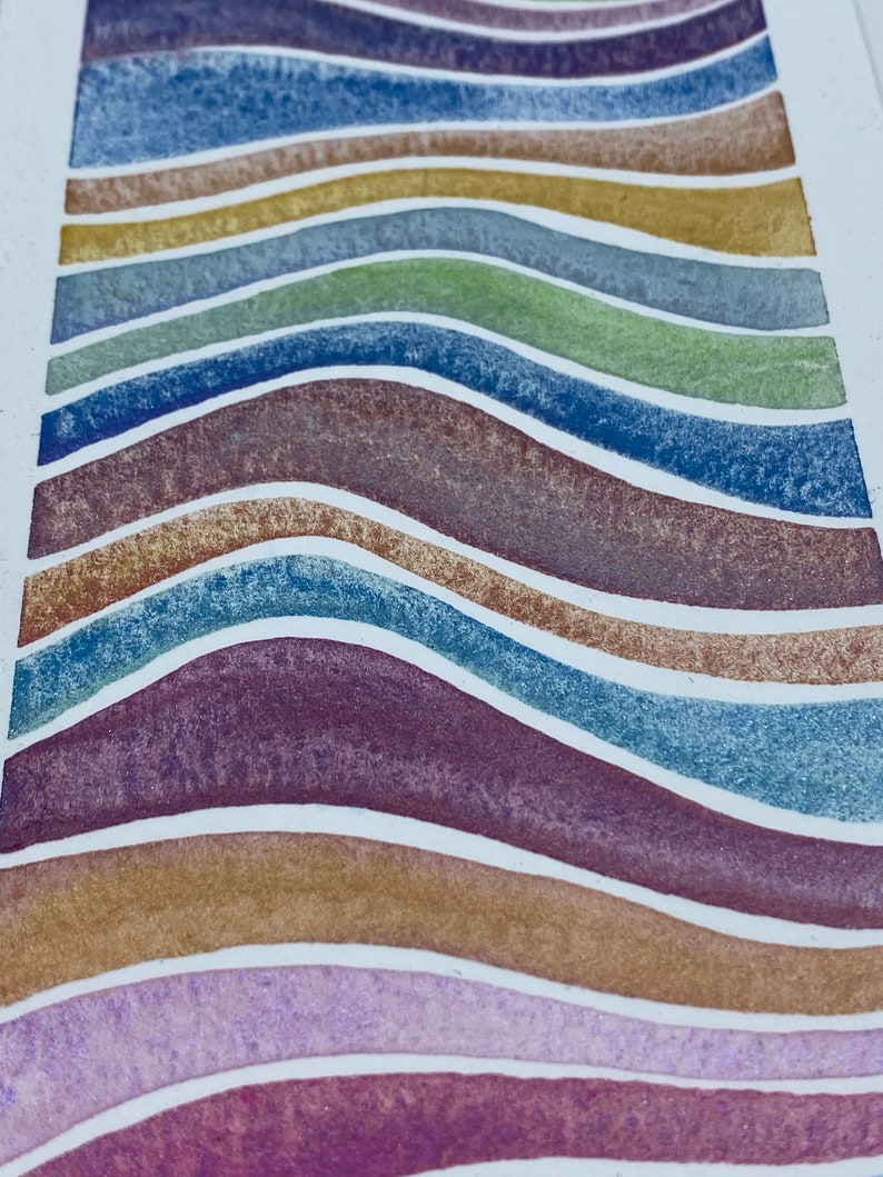 Example of how my watercolors look on white paper