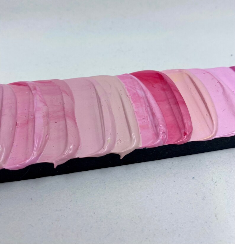 Chunky Paint Blobs Abstract Acrylic Paintings Etsy