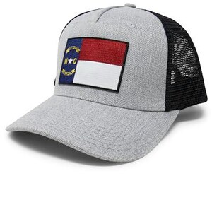 Międzynarodowa czapka z daszkiem Premium Flag North Carolina dla mężczyzn i kobiet – regulowana czapka typu snapback w jednym rozmiarze – haftowana naszywka – siateczka zdjęcie 3