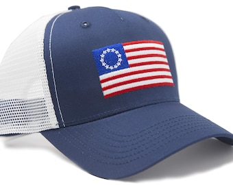 Cappello da baseball con snapback della bandiera americana di Betsy Ross, motivo International Tie
