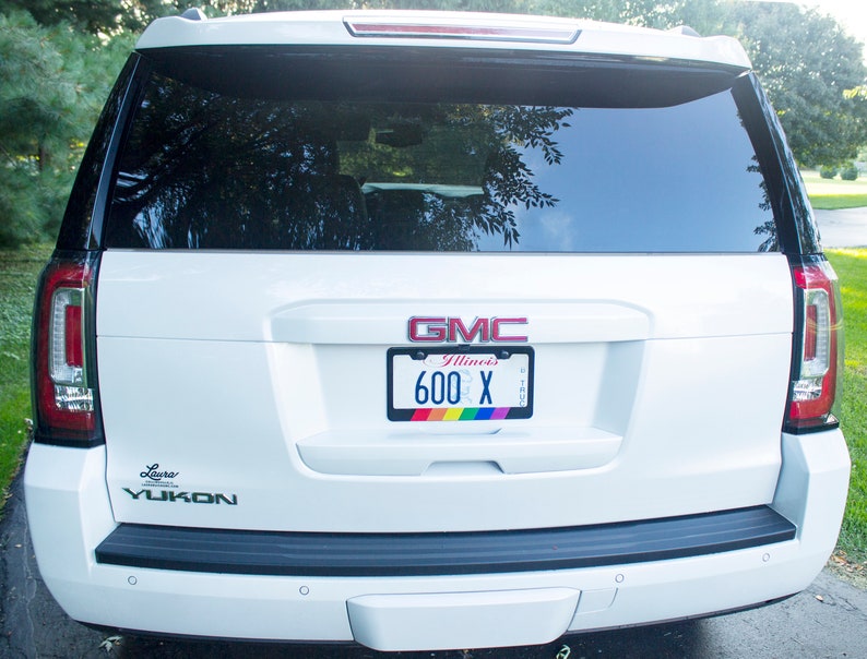 Rainbow Pride Flag License Plate Frame Black High Grade 304 - Etsy