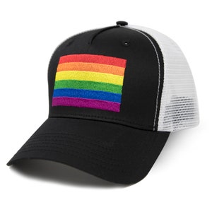 International Tie Rainbow Gay Pride Flag Cap Snapback Baseball Hat