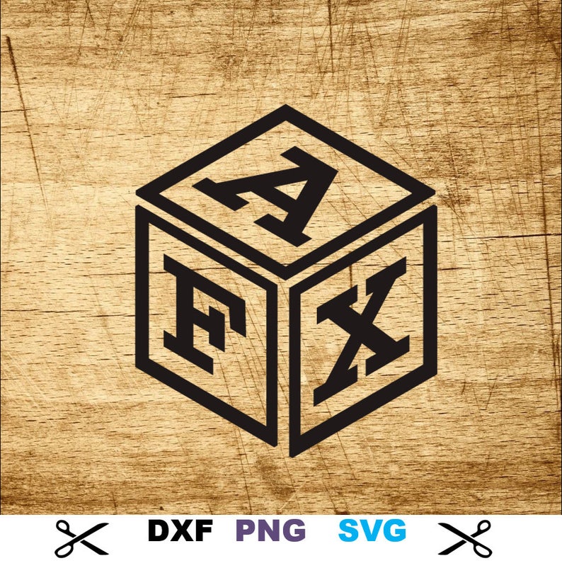 Download Cube Monogram Digital Art Svg Png Dxf Font File Silhouette Studio Cricut Alphabet Letters Cutting Files Monogram Kits How To Printing Printmaking