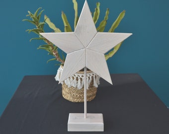 Decorative wooden star for Christmas decoration