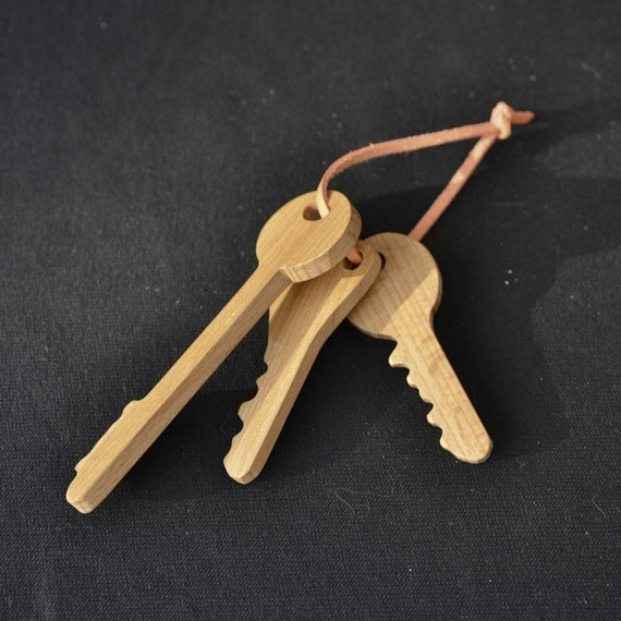 Bunch Of Keys For Kids Wooden Toy Etsy