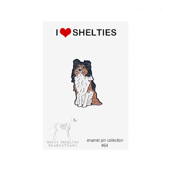 Sheltie Enamel Pin Lapel Pin Shetland Sheepdog Dog Lovers Dog Gift