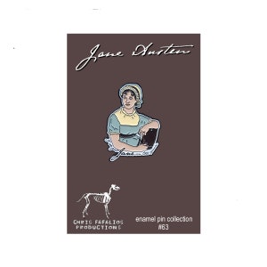 Jane Austen Enamel Pin: Literary Gift for Book Lovers