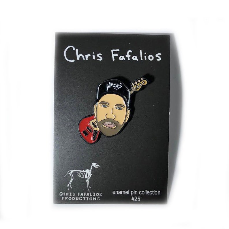 music pins blink 182 Punchline green day lapel pin LIMITED EDITION pin weezer Chris Fafalios enamel pin punk pins