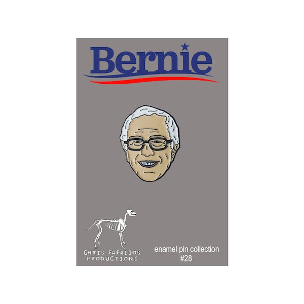 Bernie Sanders enamel pin - LIMITED EDITION pin - lapel pin - bernie 2020 - feel the bern - socialism - anti trump - resist - dsa