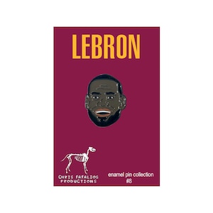 Pin de esmalte LeBron James - PIN LIMITED EDITION - pin de solapa - NBA - Los Angeles Lakers - regalos para papá - día del padre - regalos para él - jordan