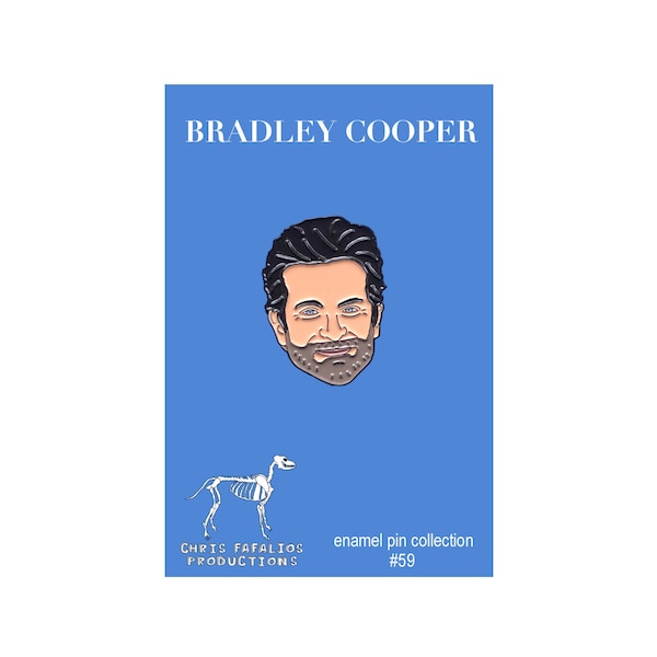 Bradley Cooper enamel pin - LIMITED EDITION 1" pin - A Star Is Born - gifts for her - stocking stuffer - christmas gift - lapel pin