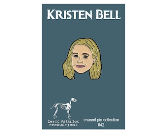 Kristen Bell enamel pin - LIMITED EDITION pin - The Good Place - Veronica Mars - gift for her - best friend - lapel pin -  frozen - feminist