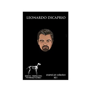 Leonardo DiCaprio enamel pin - Titanic - leo pin - romeo and juliet - gifts for her - lapel pin - best friend - wolf of wall street