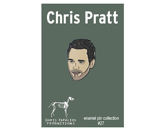 Chris Pratt enamel pin - LIMITED EDITION pin - treat yo self - best friend - parks and rec - gift for her - lapel pin - parks and recreation