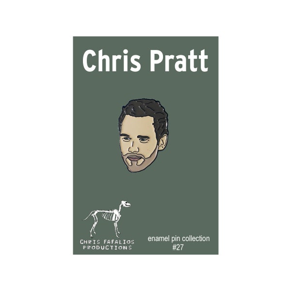 Chris Pratt enamel pin - LIMITED EDITION pin - treat yo self - best friend - parks and rec - gift for her - lapel pin - parks and recreation
