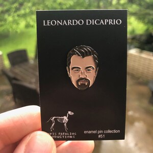 Leonardo DiCaprio enamel pin Titanic leo pin romeo and juliet gifts for her lapel pin best friend wolf of wall street image 3