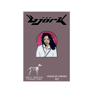 Björk enamel pin - LIMITED EDITION pin - lapel pin - Bjork enamel pin - bjork shirt - feminist pin - feminism - gift for her - radiohead