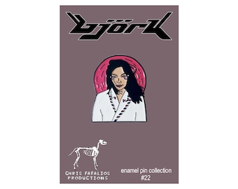 Björk enamel pin - LIMITED EDITION pin - lapel pin - Bjork enamel pin - bjork shirt - feminist pin - feminism - gift for her - radiohead