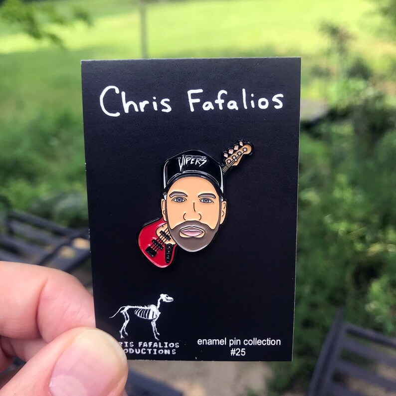 music pins blink 182 Punchline green day lapel pin LIMITED EDITION pin weezer Chris Fafalios enamel pin punk pins