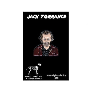 Jack Torrance enamel pin - Jack Nicholson - The Shining - lapel pin - horror pin - Stanley Kubrick - Overlook Hotel - Stephen King